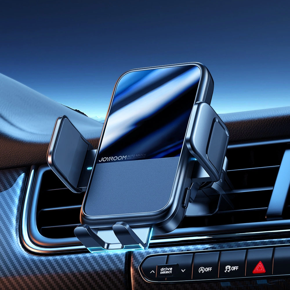 Hurtownia GSM - Automatischer Auto-Halter mit kabellosem Ladegerät Joyroom 15W Qi für Lüftungsgitter schwarz (JR-ZS298 air vent) - JYR523 - {ean13} - Hurt