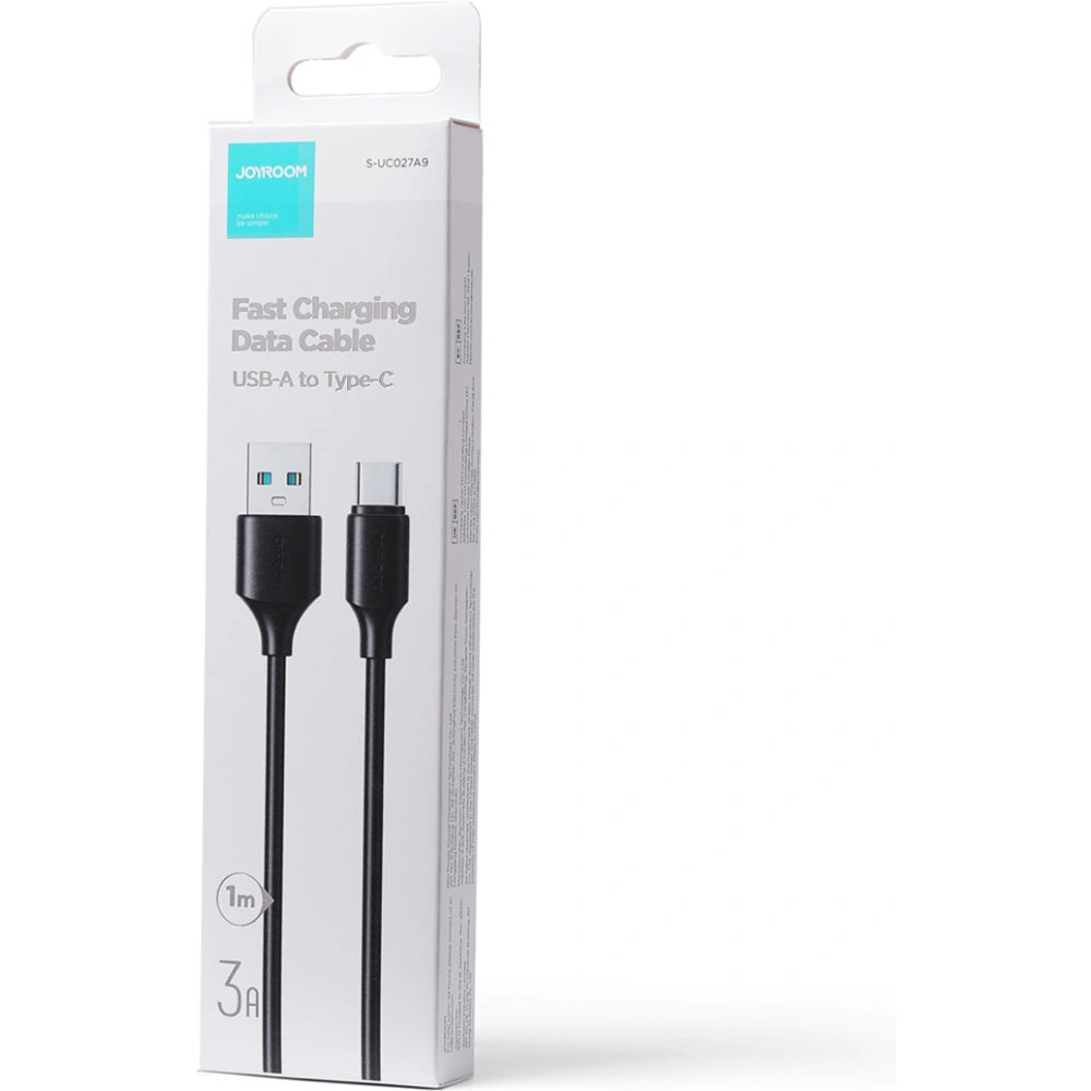 Hurtownia GSM - Kábel Joyroom USB/USB-C 3A 1m fekete (S-UC027A9) - JYR528 - {ean13} - Hurt