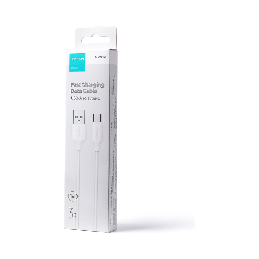 Hurtownia GSM - Kábel Joyroom USB/USB-C 3A 1m fehér (S-UC027A9) - JYR529 - {ean13} - Hurt