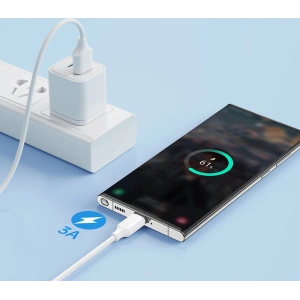 Hurtownia GSM - Kabel Joyroom USB/USB-C 3A 2m biały (S-UC027A9) - JYR531 - {ean13} - Hurt