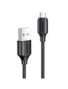 Cablul Joyroom USB/microUSB 480Mb/s 2.4A 0.25m negru (S-UM018A9)