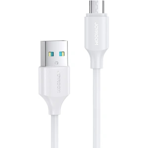 Kabel Joyroom USB/microUSB 480Mb/s 2.4A 0.25m biały (S-UM018A9)
