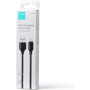 Wholesale Joyroom USB/microUSB Cable 480Mb/s 2.4A 1m black (S-UM018A9) - JYR540 - {ean13} - Hurt