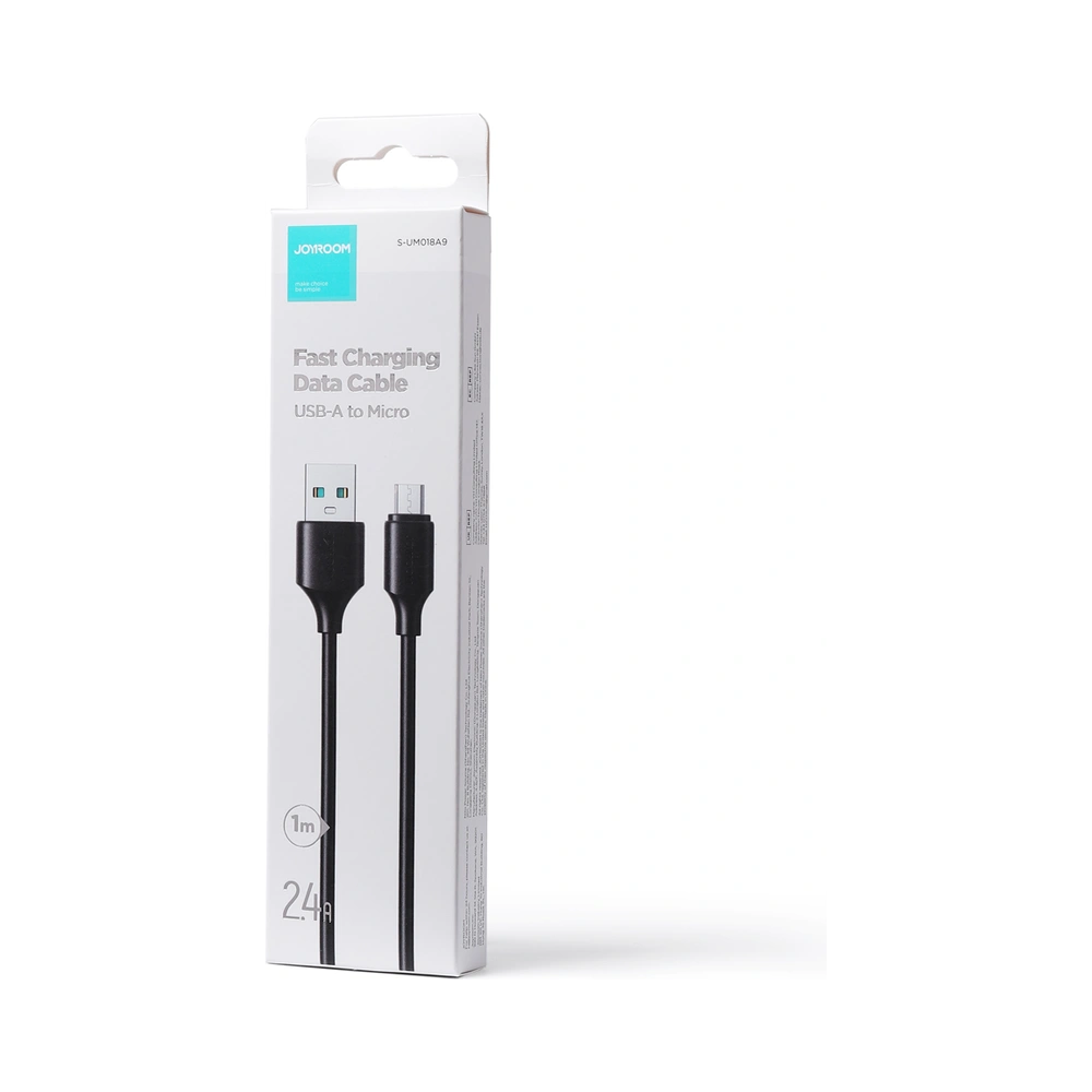 Hurtownia GSM - Kábel Joyroom USB/microUSB 480Mb/s 2.4A 1m fekete (S-UM018A9) - JYR540 - {ean13} - Hurt