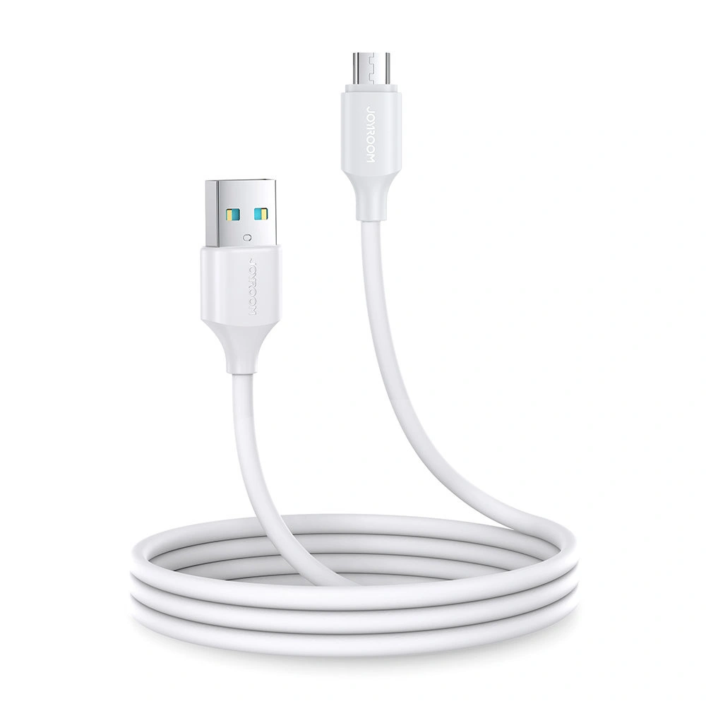 Wholesale Joyroom USB/microUSB Cable 480Mb/s 2.4A 1m white (S-UM018A9) - JYR541 - {ean13} - Hurt