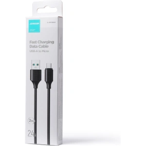 Wholesale Joyroom USB/microUSB Cable 480Mb/s 2.4A 2m black (S-UM018A9) - JYR542 - {ean13} - Hurt