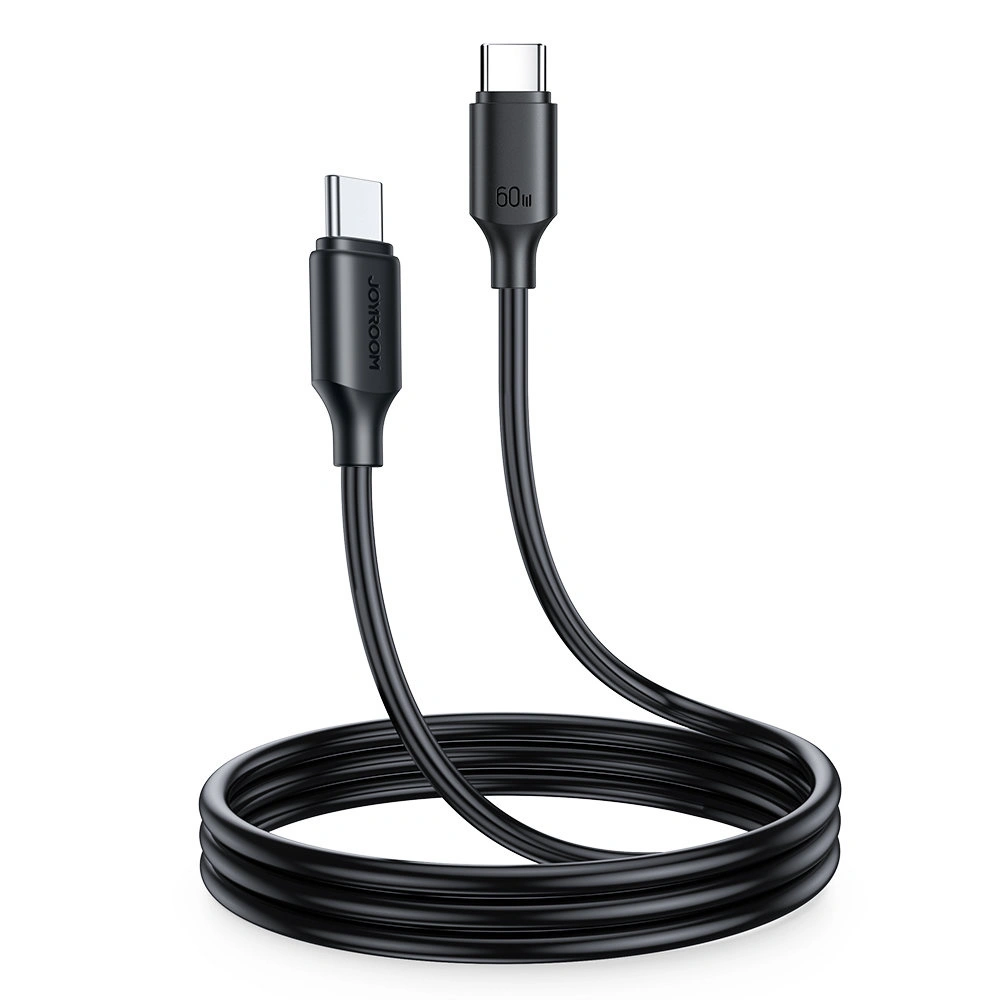 Hurtownia GSM - Kabel Joyroom USB-C/USB-C 480Mb/s 60W 1m černý (S-CC060A9) - JYR544 - {ean13} - Hurt