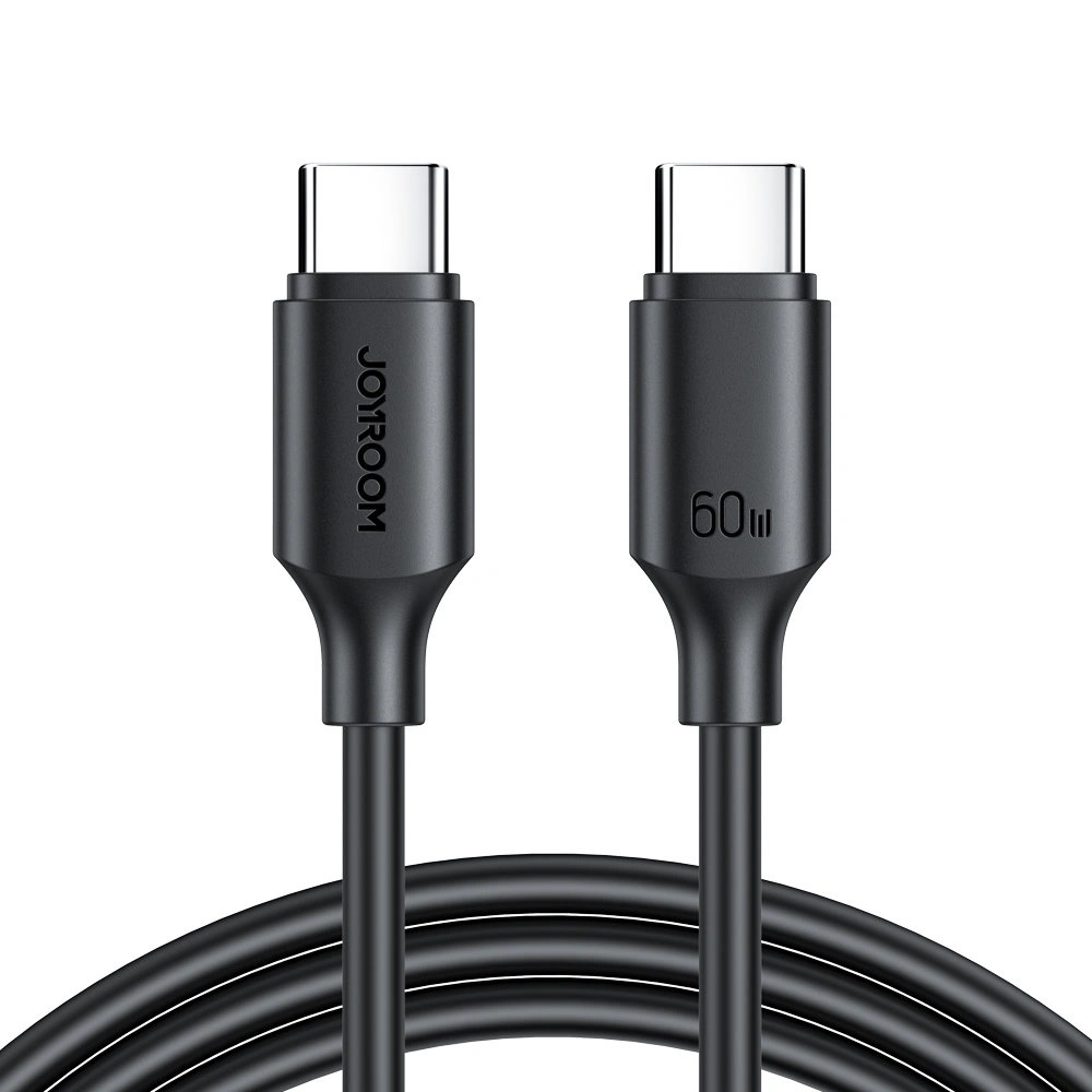 Hurtownia GSM - Kabel Joyroom USB-C/USB-C 480Mb/s 60W 1m černý (S-CC060A9) - JYR544 - {ean13} - Hurt