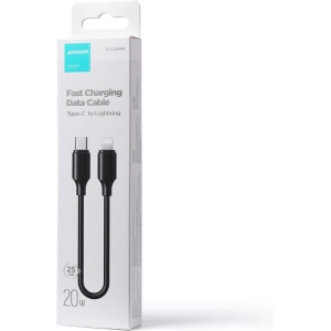 Joyroom USB-C/Lightning Cable 480Mb/s 20W 0.25m black (S-CL020A9)
