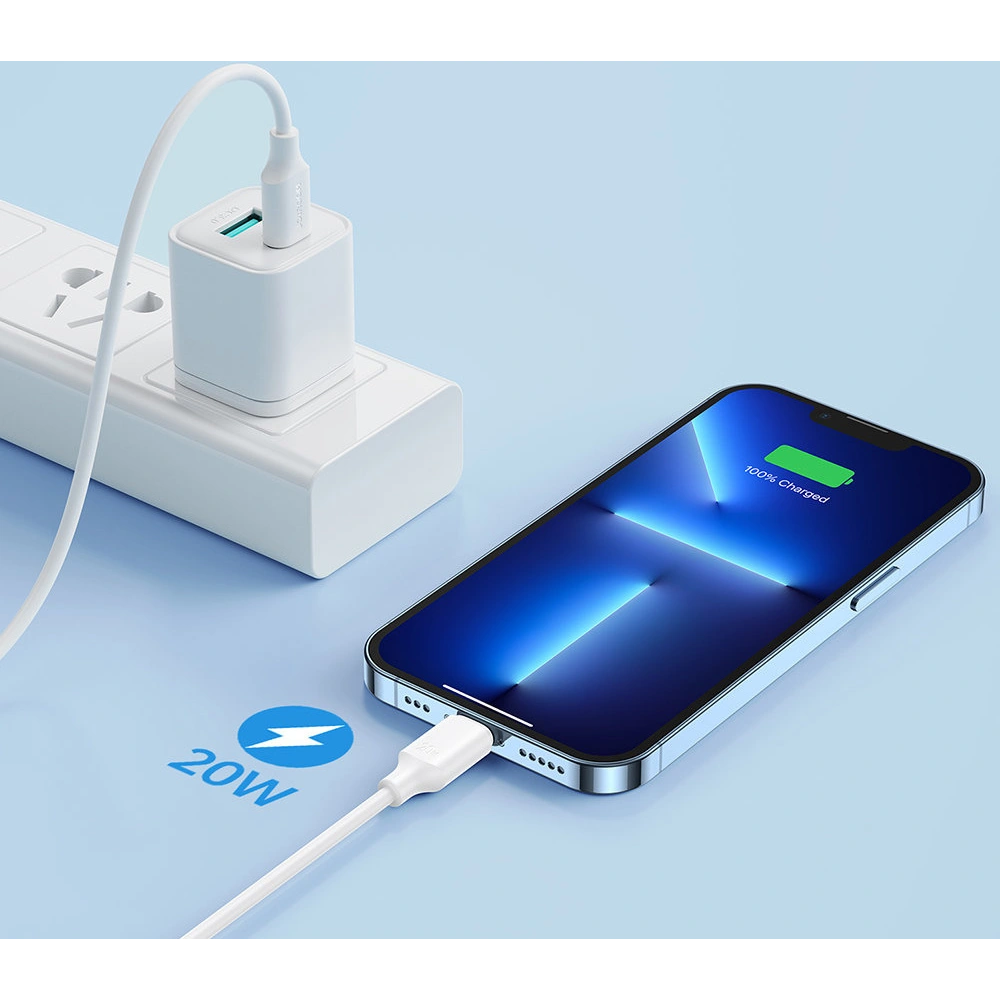 Hurtownia GSM - Kabel Joyroom USB-C/Lightning 480Mb/s 20W 0.25m bílý (S-CL020A9) - JYR547 - {ean13} - Hurt