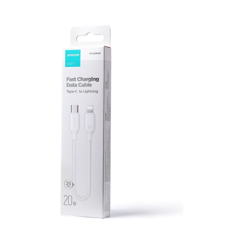 Hurtownia GSM - Cablu Joyroom USB-C/Lightning 480Mb/s 20W 0.25m alb (S-CL020A9) - JYR547 - {ean13} - Hurt