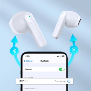 Hurtownia GSM - Bezdrátová sluchátka TWS Joyroom ENC IPX4 Bluetooth 5.3 bílá (JR-TL11) - JYR552 - {ean13} - Hurt