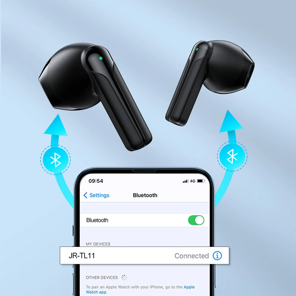 Hurtownia GSM - Bezdrátová sluchátka TWS Joyroom ENC IPX4 Bluetooth 5.3 černá (JR-TL11) - JYR553 - {ean13} - Hurt