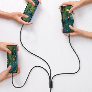 Hurtownia GSM - Kábel Joyroom 3w1 USB-USB-C/Lightning/microUSB 3,5A 1,2m kék (S-1T3015A5) - JYR555 - {ean13} - Hurt