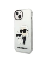 Hurtownia GSM - Etui Karl Lagerfeld KLHCP14SHNKCTGT Apple iPhone 14 transparentní tvrdý kryt IML GLIT NFT Karl&Choupette - KLD1242 - {ean13} - Hurt