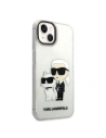 Wholesale Karl Lagerfeld KLHCP14SHNKCTGT Apple iPhone 14 transparent hardcase IML GLIT NFT Karl&Choupette - KLD1242 - {ean13} - Hurt