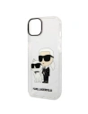 Hurtownia GSM - Etui Karl Lagerfeld KLHCP14SHNKCTGT Apple iPhone 14 transparentní tvrdý kryt IML GLIT NFT Karl&Choupette - KLD1242 - {ean13} - Hurt
