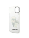 Wholesale Karl Lagerfeld KLHCP14SHNKCTGT Apple iPhone 14 transparent hardcase IML GLIT NFT Karl&Choupette - KLD1242 - {ean13} - Hurt