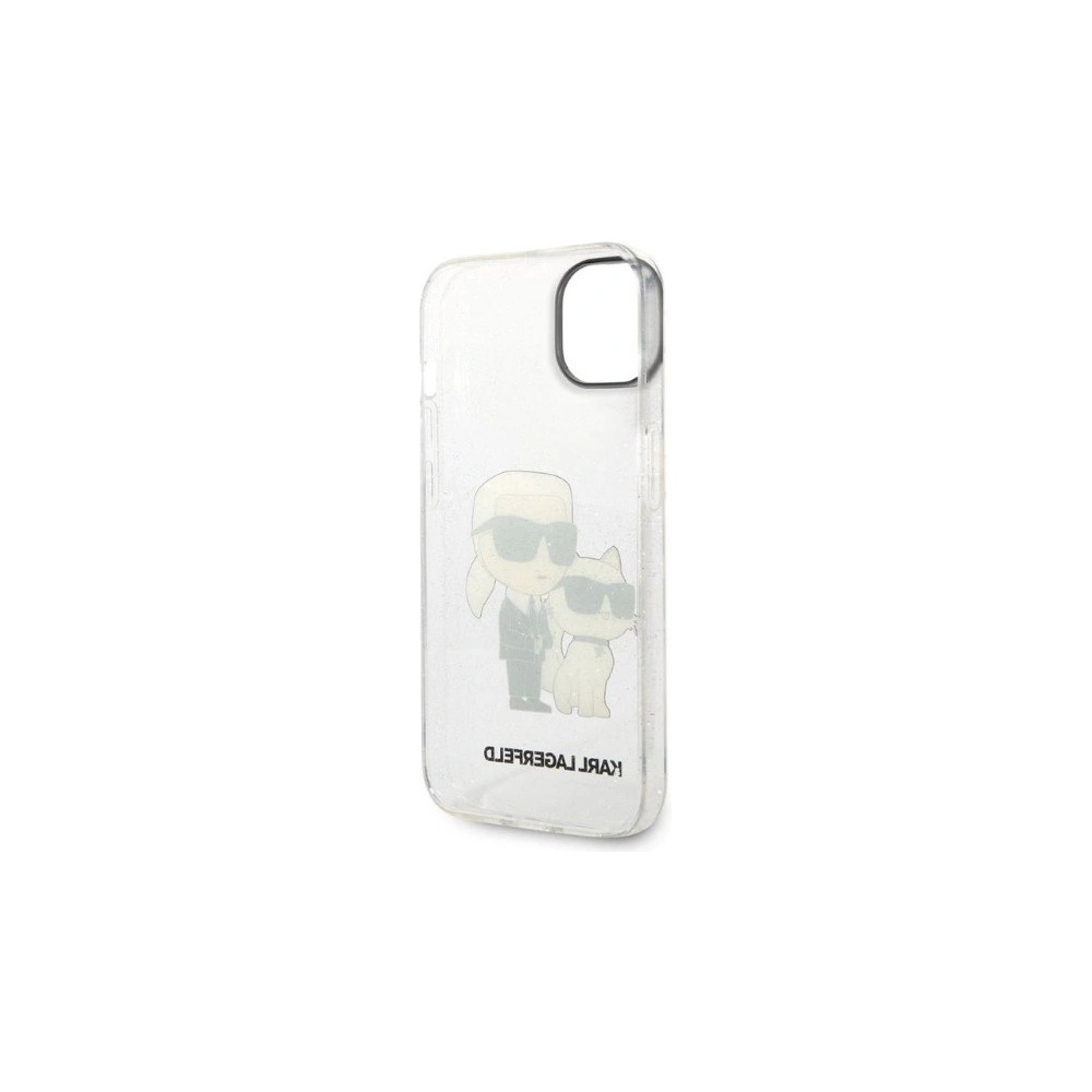 Wholesale Karl Lagerfeld KLHCP14SHNKCTGT Apple iPhone 14 transparent hardcase IML GLIT NFT Karl&Choupette - KLD1242 - {ean13} - Hurt