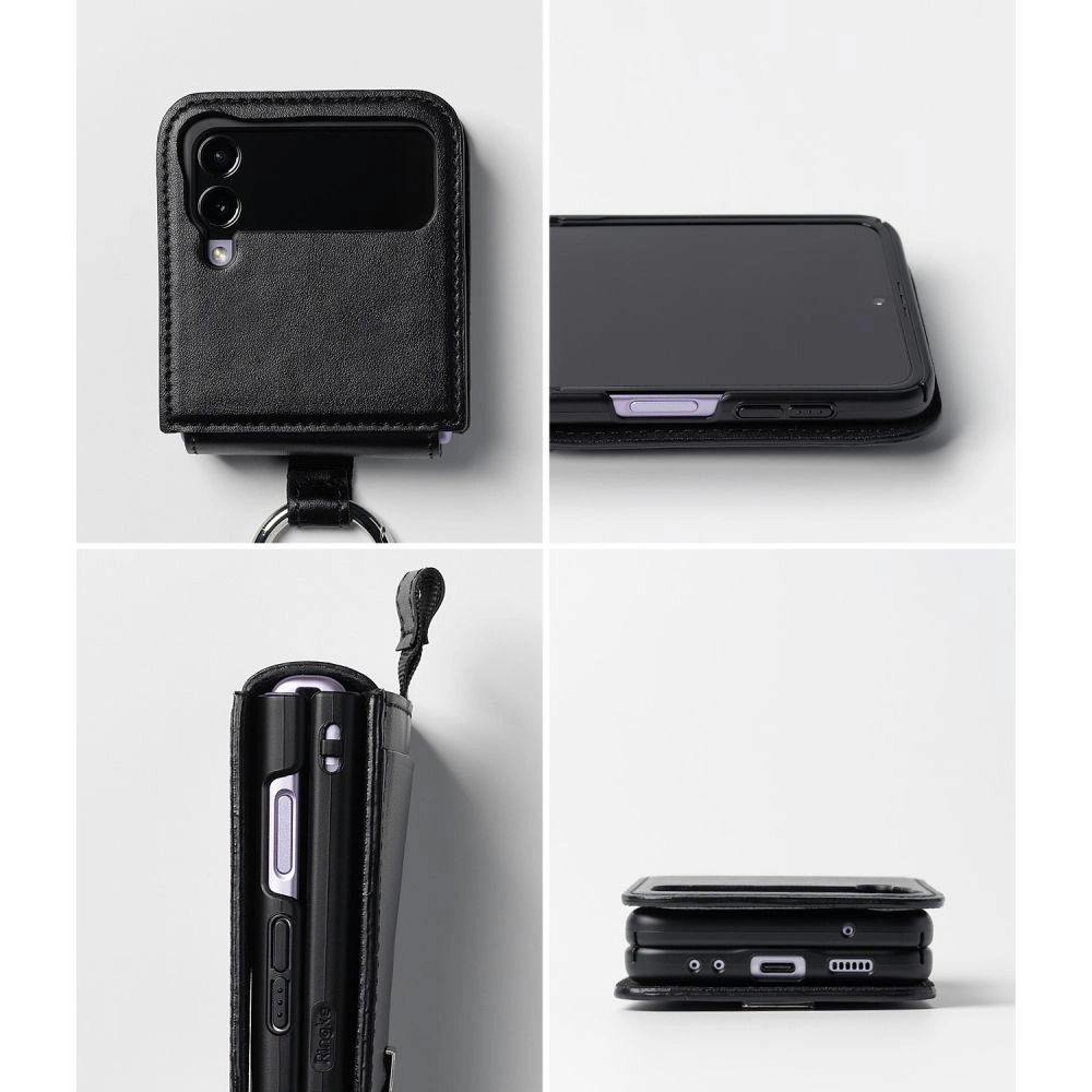 Hurtownia GSM - Case Ringke Signature Folio Samsung Galaxy Z Flip 4 Schwarz - RGK1715 - {ean13} - Hurt