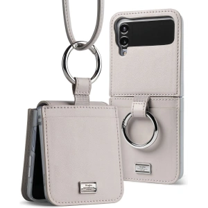 Wholesale Ringke Signature Folio Samsung Galaxy Z Flip 4 Dove Grey - RGK1716 - {ean13} - Hurt