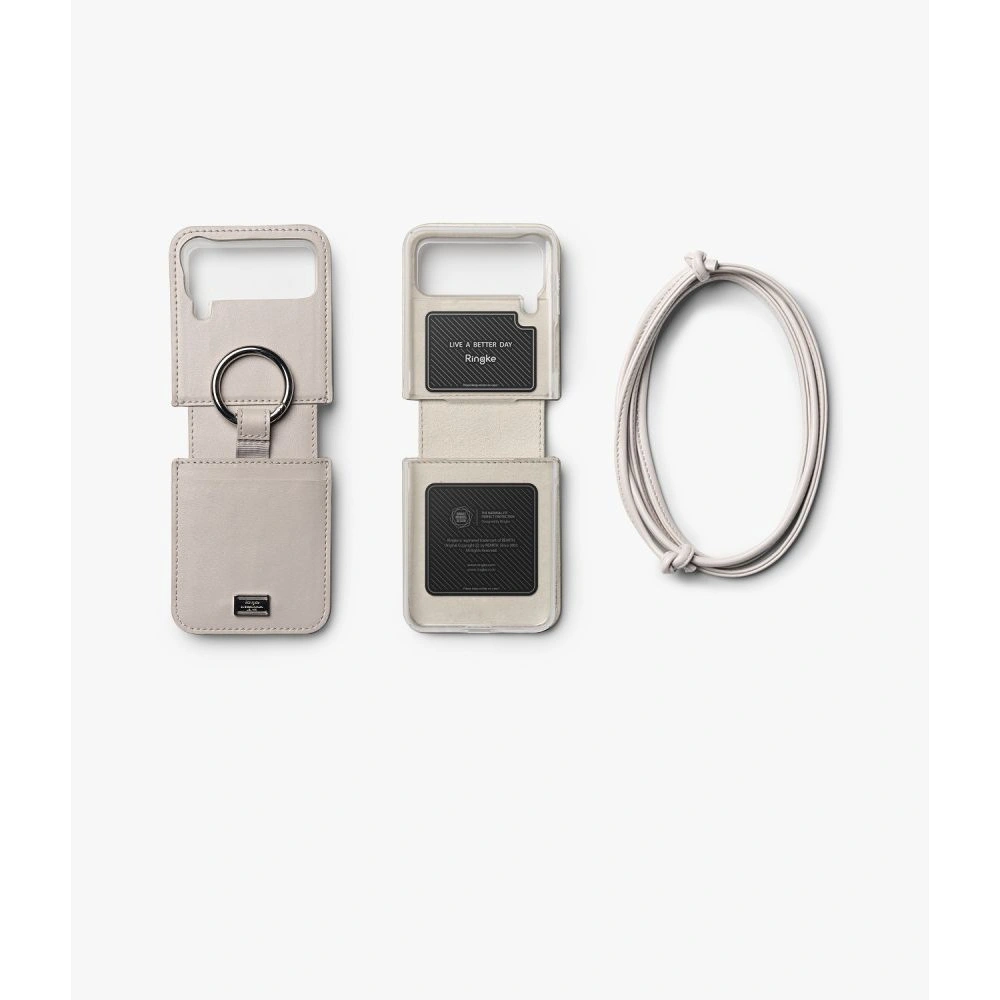 Hurtownia GSM - Etui Ringke Signature Folio Samsung Galaxy Z Flip 4 Galambszürke - RGK1716 - {ean13} - Hurt