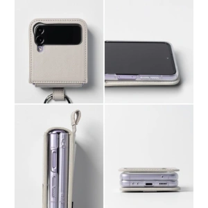 Wholesale Ringke Signature Folio Samsung Galaxy Z Flip 4 Dove Grey - RGK1716 - {ean13} - Hurt