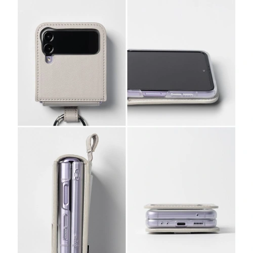 Etui Ringke Signature Folio Samsung Galaxy Z Flip 4 Dove Grey