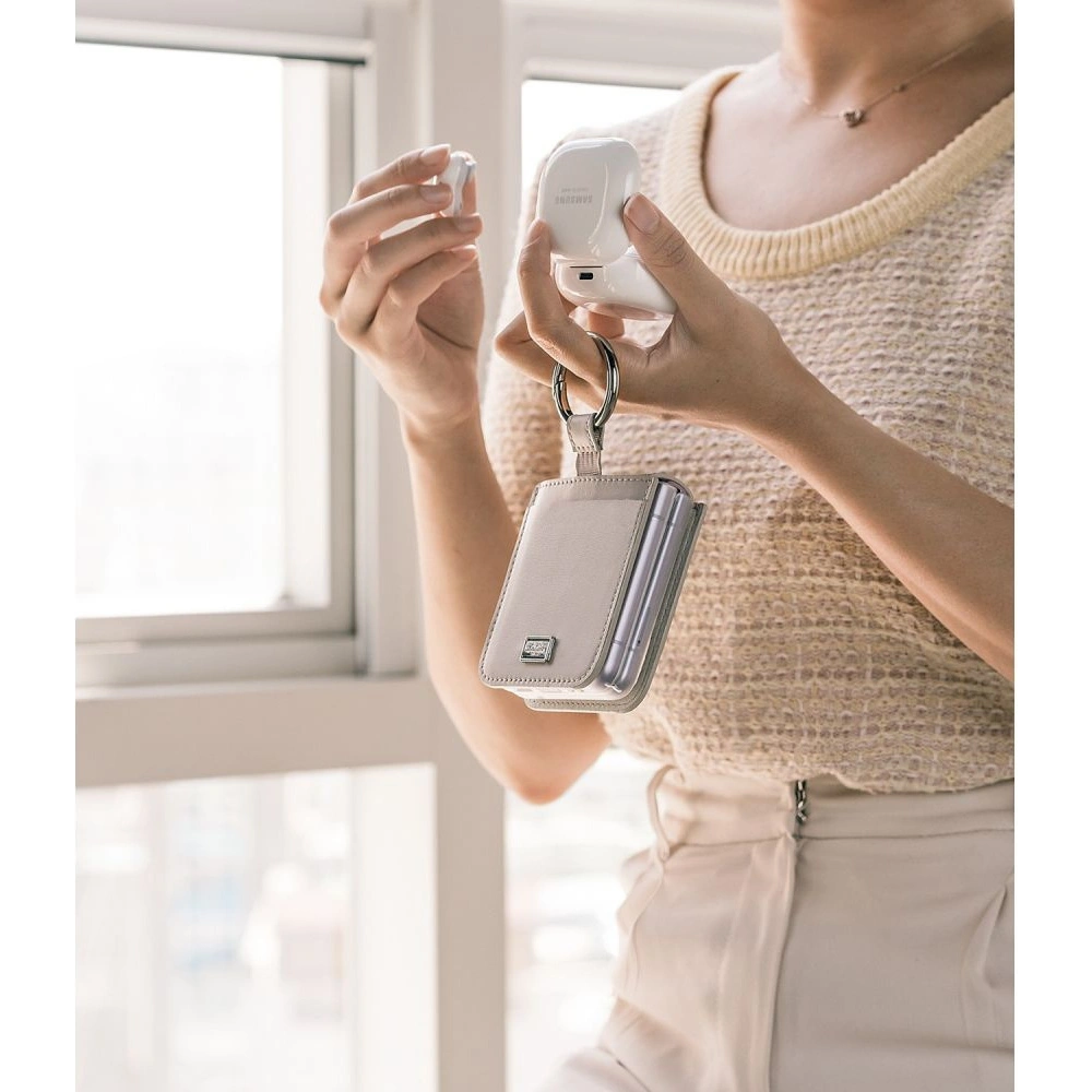 Hurtownia GSM - Etui Ringke Signature Folio Samsung Galaxy Z Flip 4 Galambszürke - RGK1716 - {ean13} - Hurt