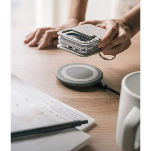 Etui Ringke Signature Folio Samsung Galaxy Z Flip 4 Dove Grey