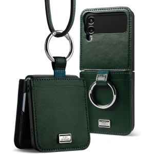 Wholesale Ringke Signature Folio Samsung Galaxy Z Flip 4 Dark Green - RGK1717 - {ean13} - Hurt