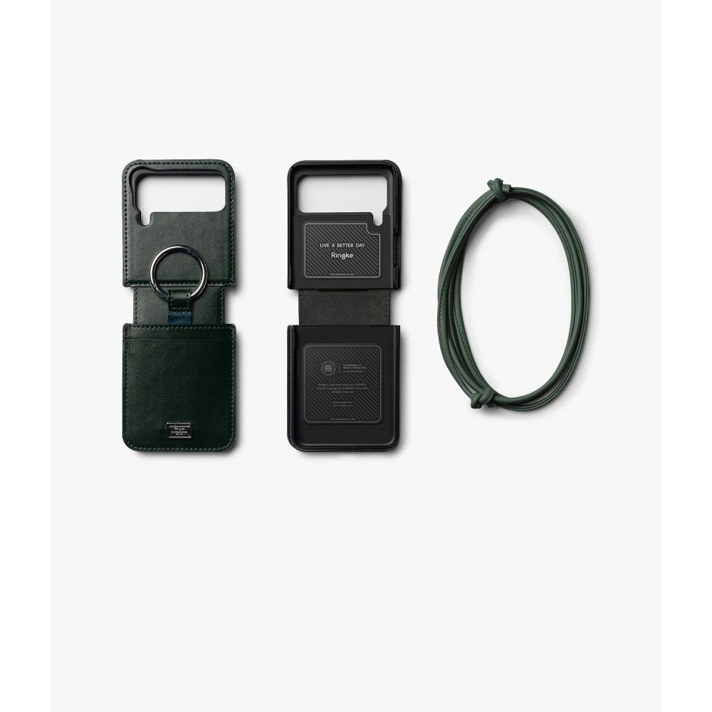 Hurtownia GSM - Case Ringke Signature Folio Samsung Galaxy Z Flip 4 Dunkelgrün - RGK1717 - {ean13} - Hurt