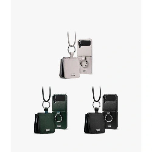 Etui Ringke Signature Folio Samsung Galaxy Z Flip 4 Dark Green
