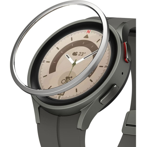 Hurtownia Ringke - 8809881261904 - RGK1718 - Nakładka Ringke Bezel Styling Samsung Galaxy Watch 5 Pro 45mm Stainless Silver - B2B homescreen
