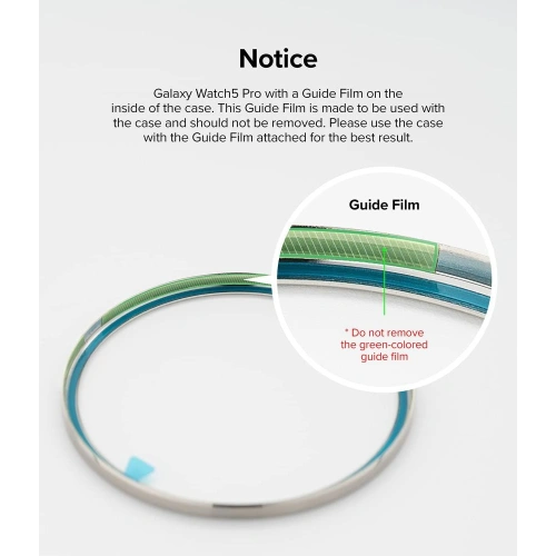 Nakładka Ringke Bezel Styling Samsung Galaxy Watch 5 Pro 45mm Stainless Silver