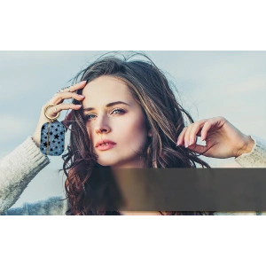 Etui Kingxbar Black Star Case Apple AirPods Pro czarny