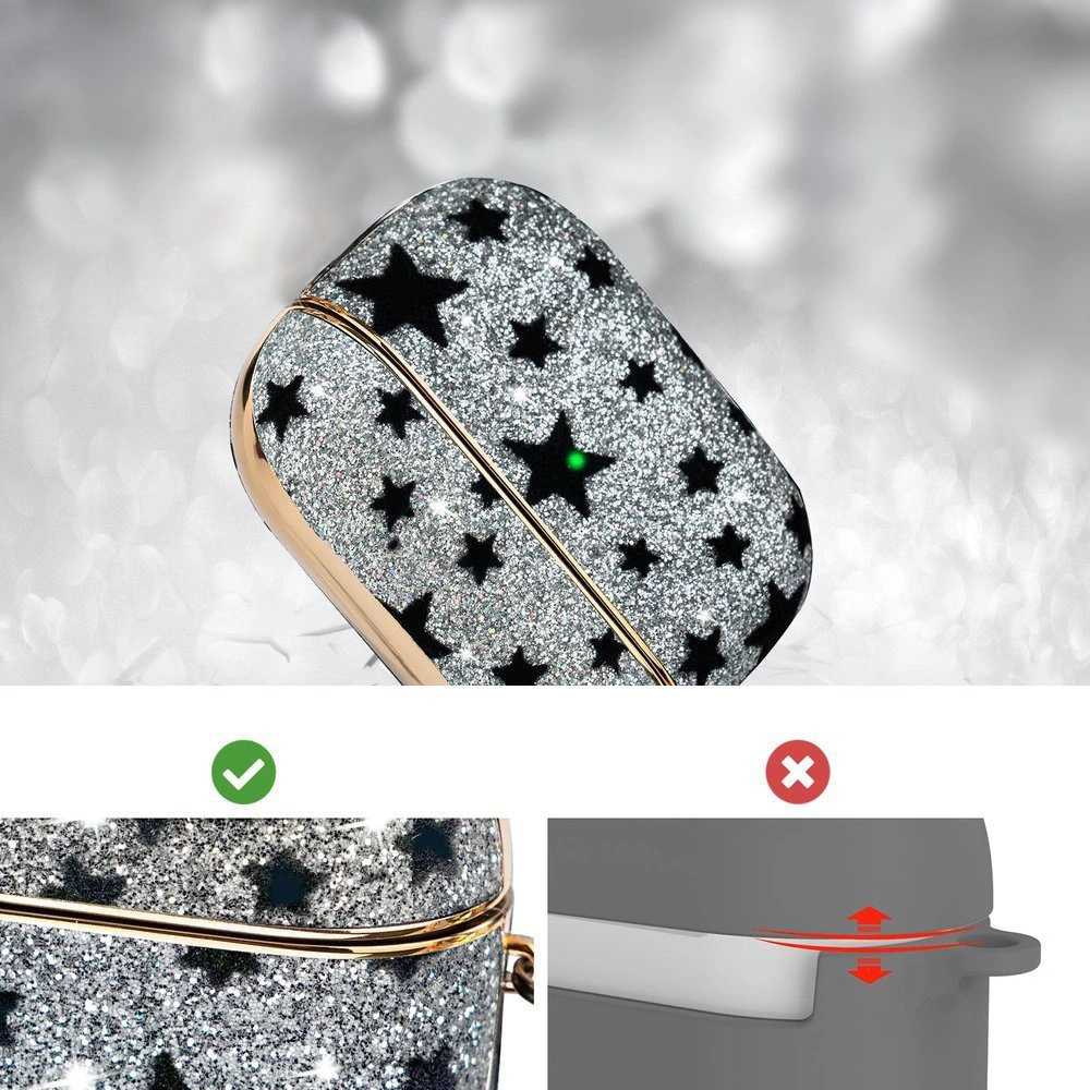 Hurtownia GSM - Etui Kingxbar Black Star Case Apple AirPods Pro černé - KGX478 - {ean13} - Hurt
