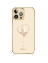 Etui Kingxbar Wish Swarovski Apple iPhone 13 Pro Max auriu