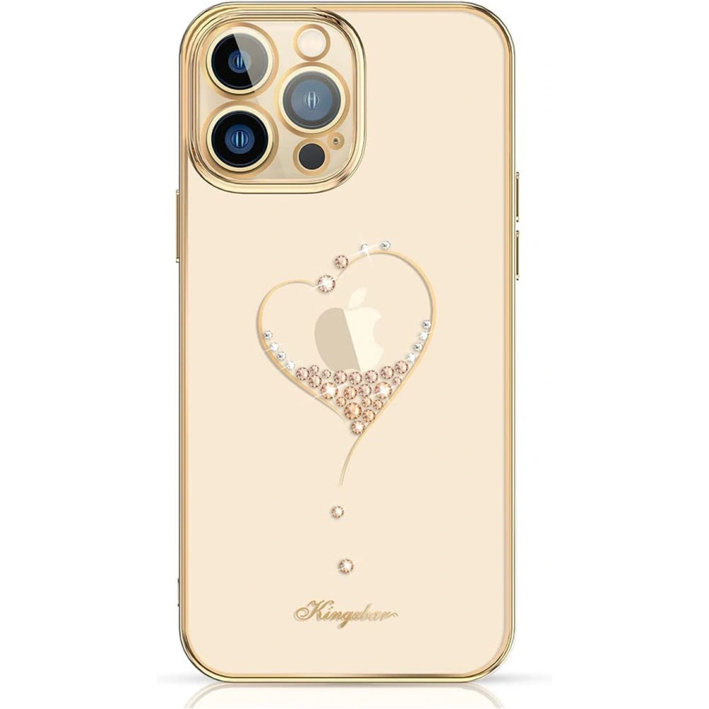 Hurtownia GSM - Etui Kingxbar Wish Swarovski Apple iPhone 13 Pro Max arany - KGX479 - {ean13} - Hurt