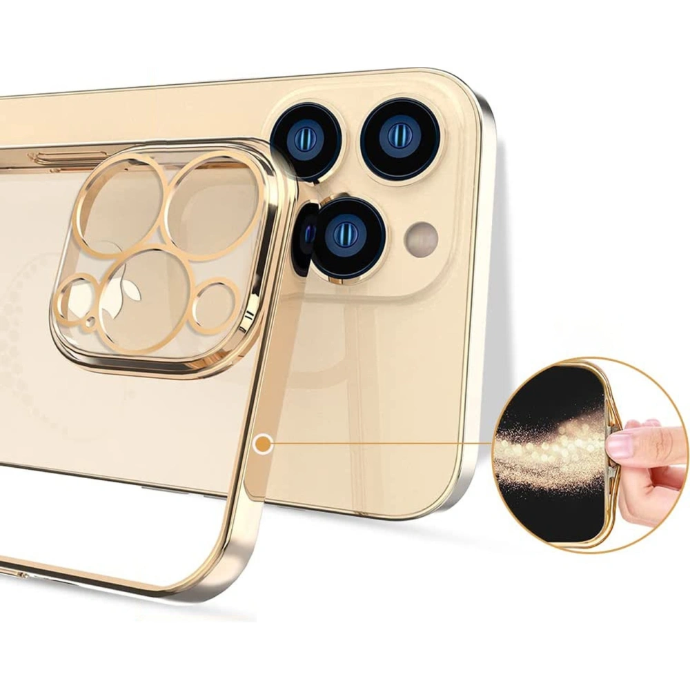 Hurtownia GSM - Etui Kingxbar Wish Swarovski Apple iPhone 13 Pro Max auriu - KGX479 - {ean13} - Hurt