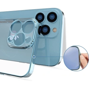 Etui Kingxbar Wish Swarovski Apple iPhone 13 Pro niebieski