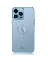 Etui Kingxbar Wish Swarovski Apple iPhone 13 Pro Max albastru