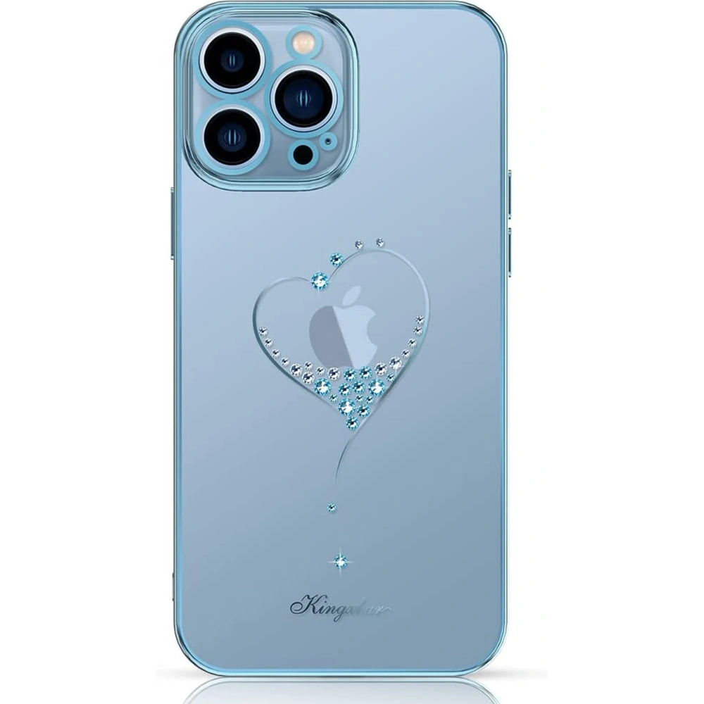 Hurtownia GSM - Etui Kingxbar Wish Swarovski Apple iPhone 13 Pro Max albastru - KGX482 - {ean13} - Hurt