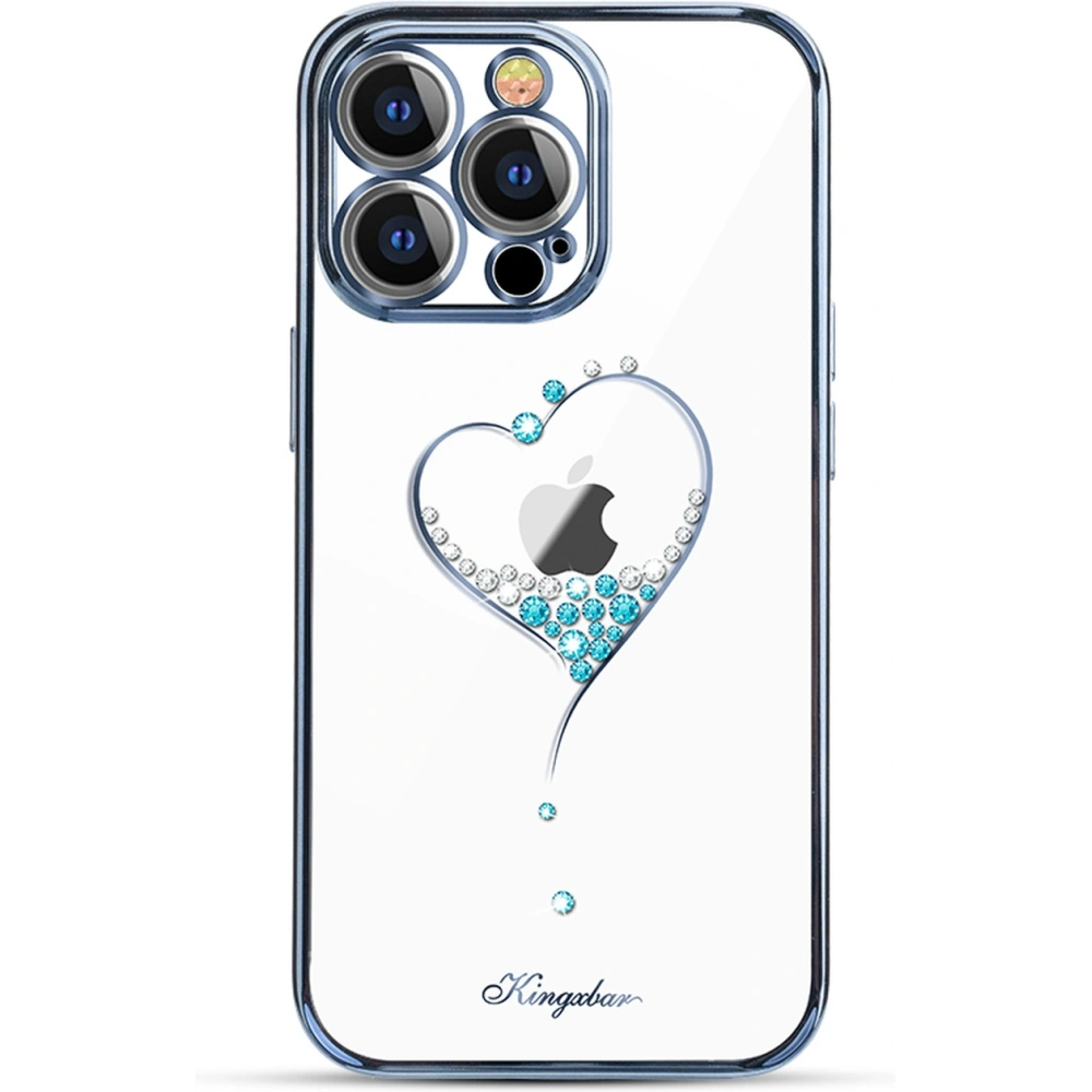 Hurtownia GSM - Etui Kingxbar Wish Swarovski Apple iPhone 13 Pro Max albastru - KGX482 - {ean13} - Hurt