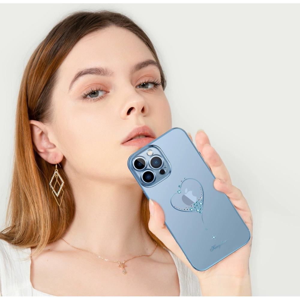 Hurtownia GSM - Case Kingxbar Wish Swarovski Apple iPhone 13 Pro Max blau - KGX482 - {ean13} - Hurt