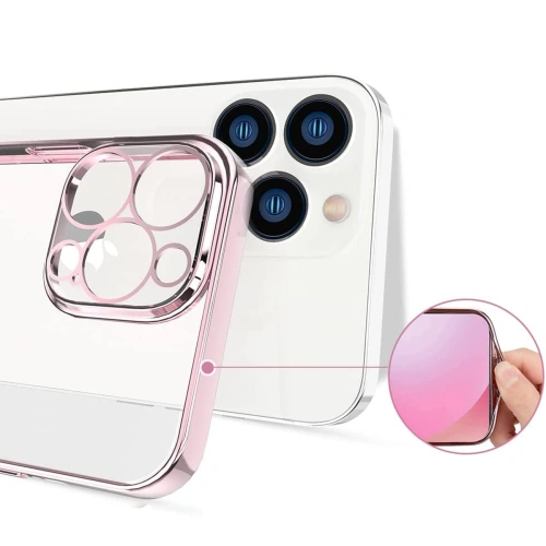 Etui Kingxbar Wish Swarovski Apple iPhone 13 różowy