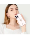 Etui Kingxbar Wish Swarovski Apple iPhone 13 růžové
