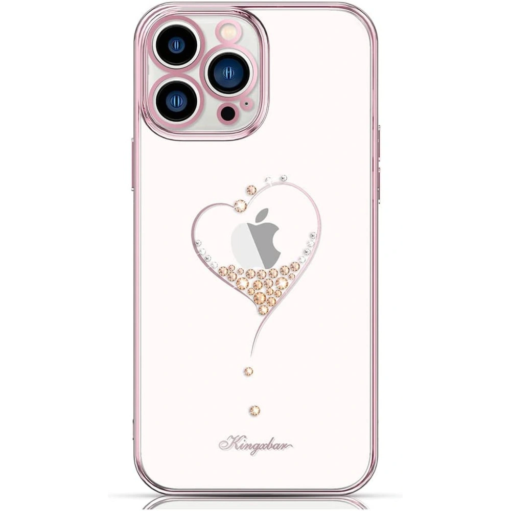 Hurtownia GSM - Etui Kingxbar Wish Swarovski Apple iPhone 13 Pro Max rózsaszín - KGX485 - {ean13} - Hurt