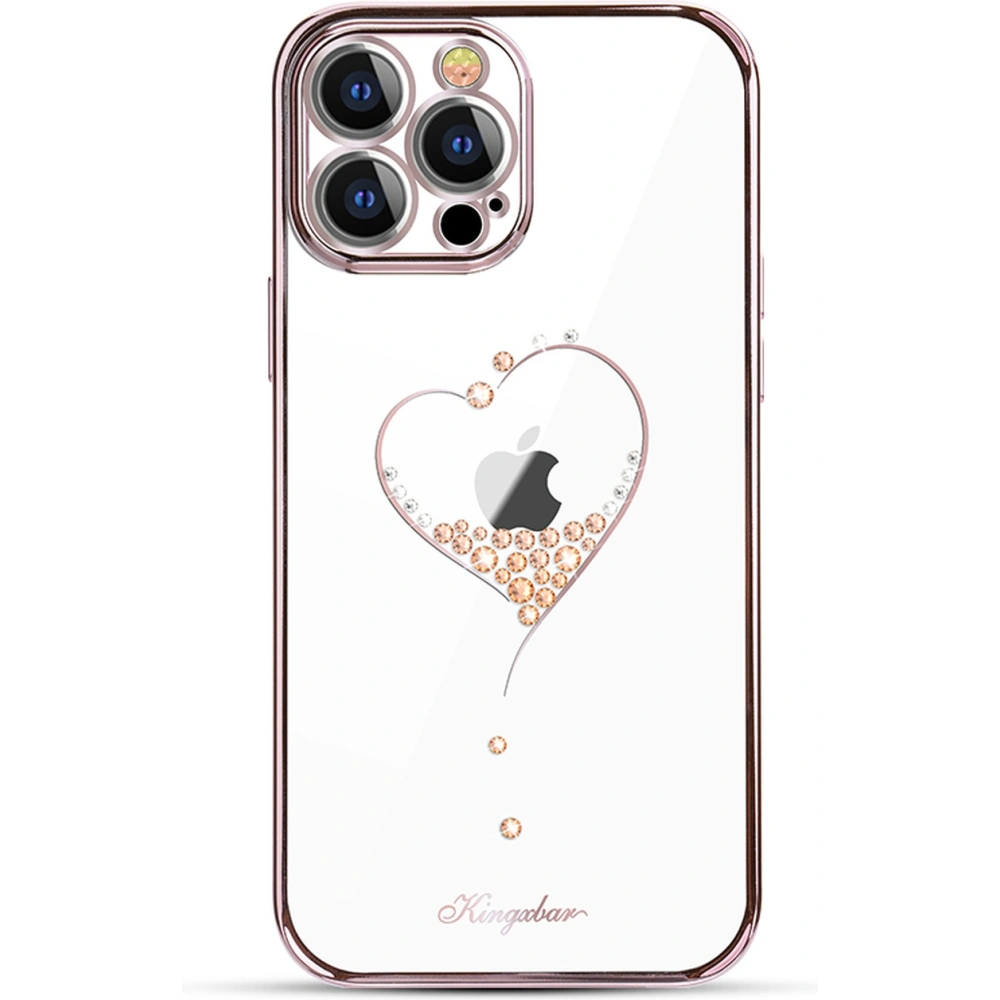 Hurtownia GSM - Etui Kingxbar Wish Swarovski Apple iPhone 13 Pro Max rózsaszín - KGX485 - {ean13} - Hurt