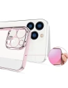 Wholesale Kingxbar Wish Swarovski Apple iPhone 13 Pro Max pink - KGX485 - {ean13} - Hurt